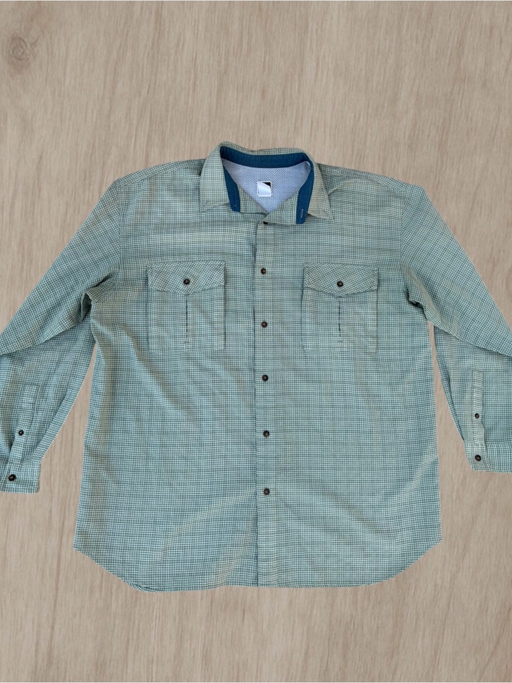 Vintage The North Face Technical Plaid Shirt XL, EUC